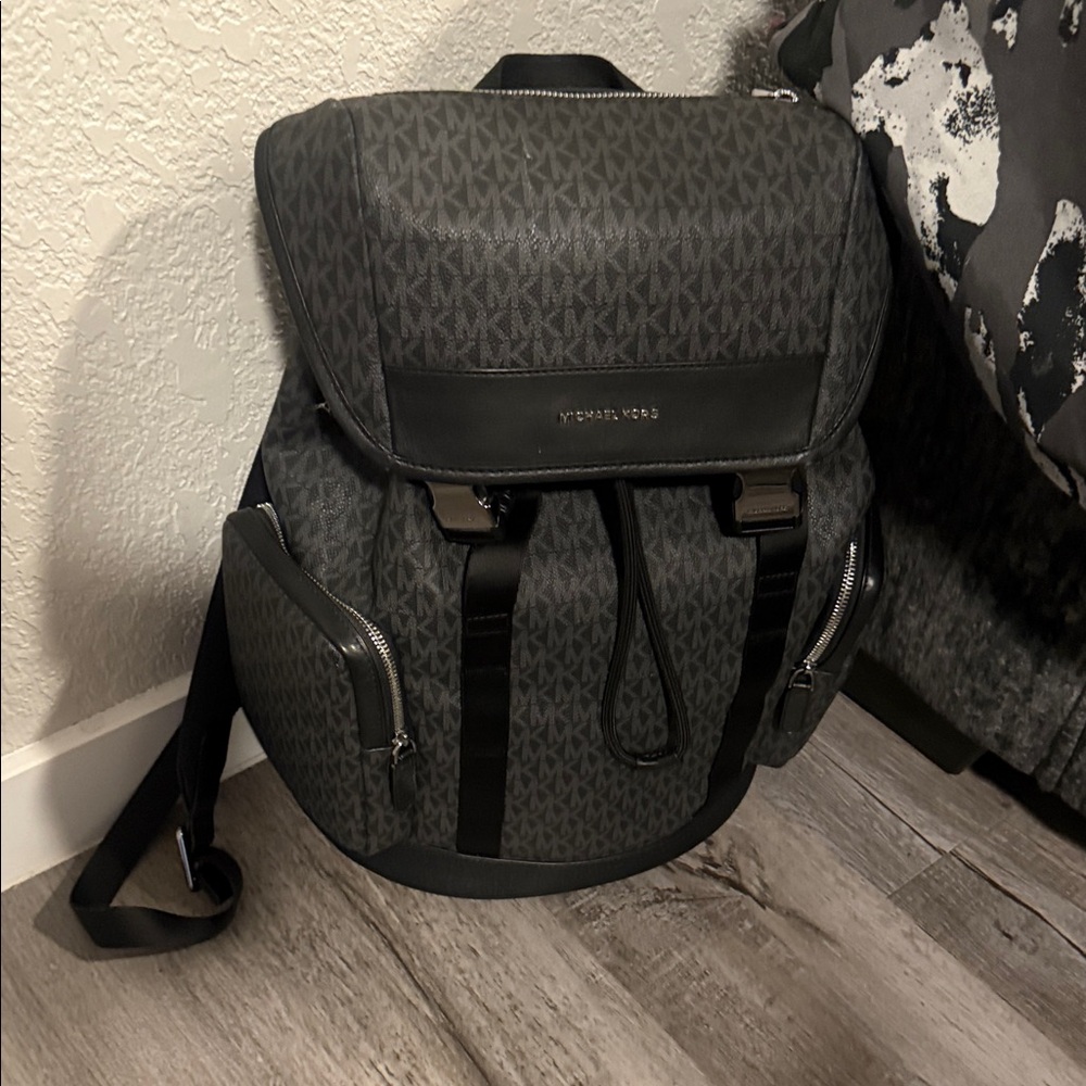 Michael Kors Charcoal and Black Men's Backpack